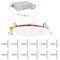 Luxrite 4 Inch LED Fire Rated Recessed Lights 5CCT 2700K-8000K 12W 800LM Dimmable 2 Hour Fire Rated, 12PK LR23480-12PK - alternate 1